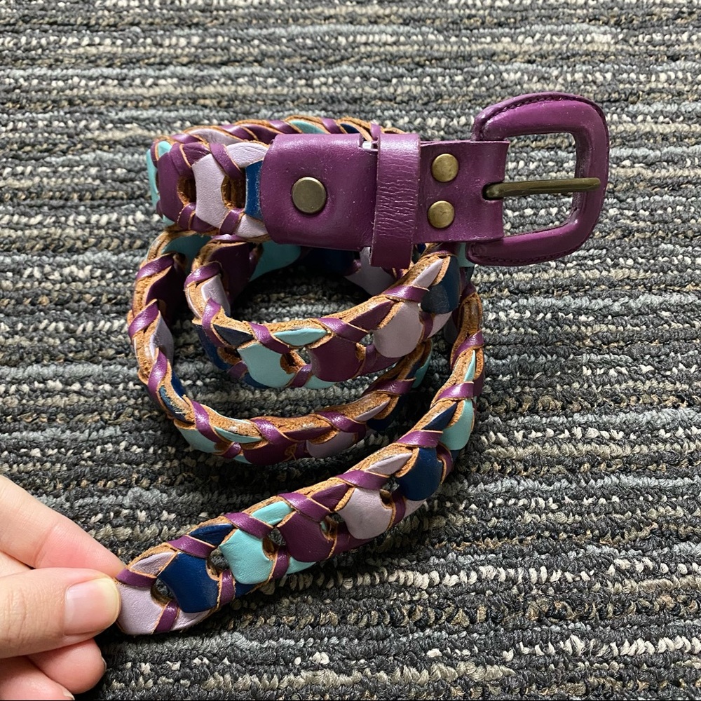MULTICOLOURED WOVEN BELT